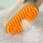 PurrGroom™ 3-in-1 Ultrasonic Mist & Steam Pet Grooming Brush